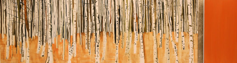 Diptyque rythme orange